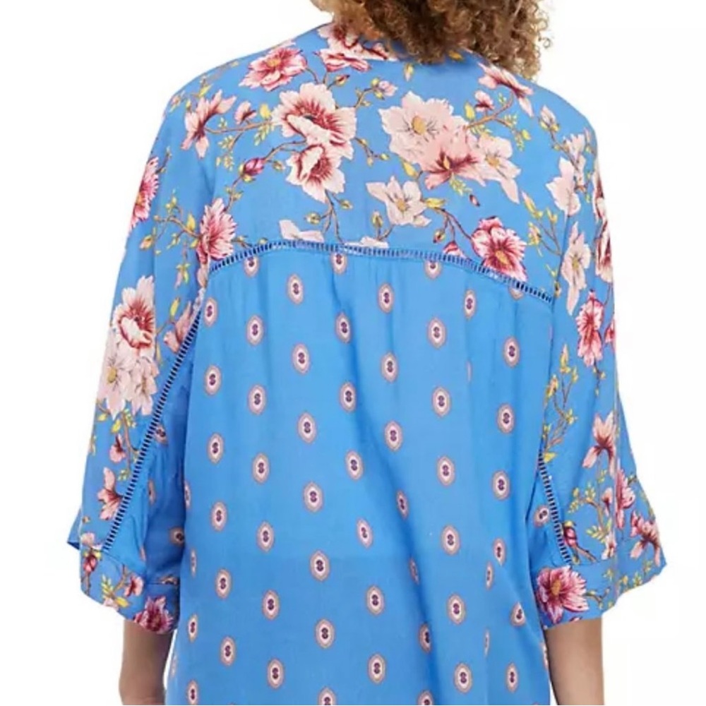 🔴 Wonderly Open Front Floral Boho Kimono
